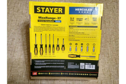 набор отверток с насадками в пластмассовом боксе STAYER Hercules-Pro-37, 37 предметов 25312-H37