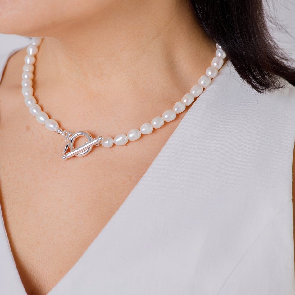 Колье Fiore Luna String of Pearls Togl BL4502 S