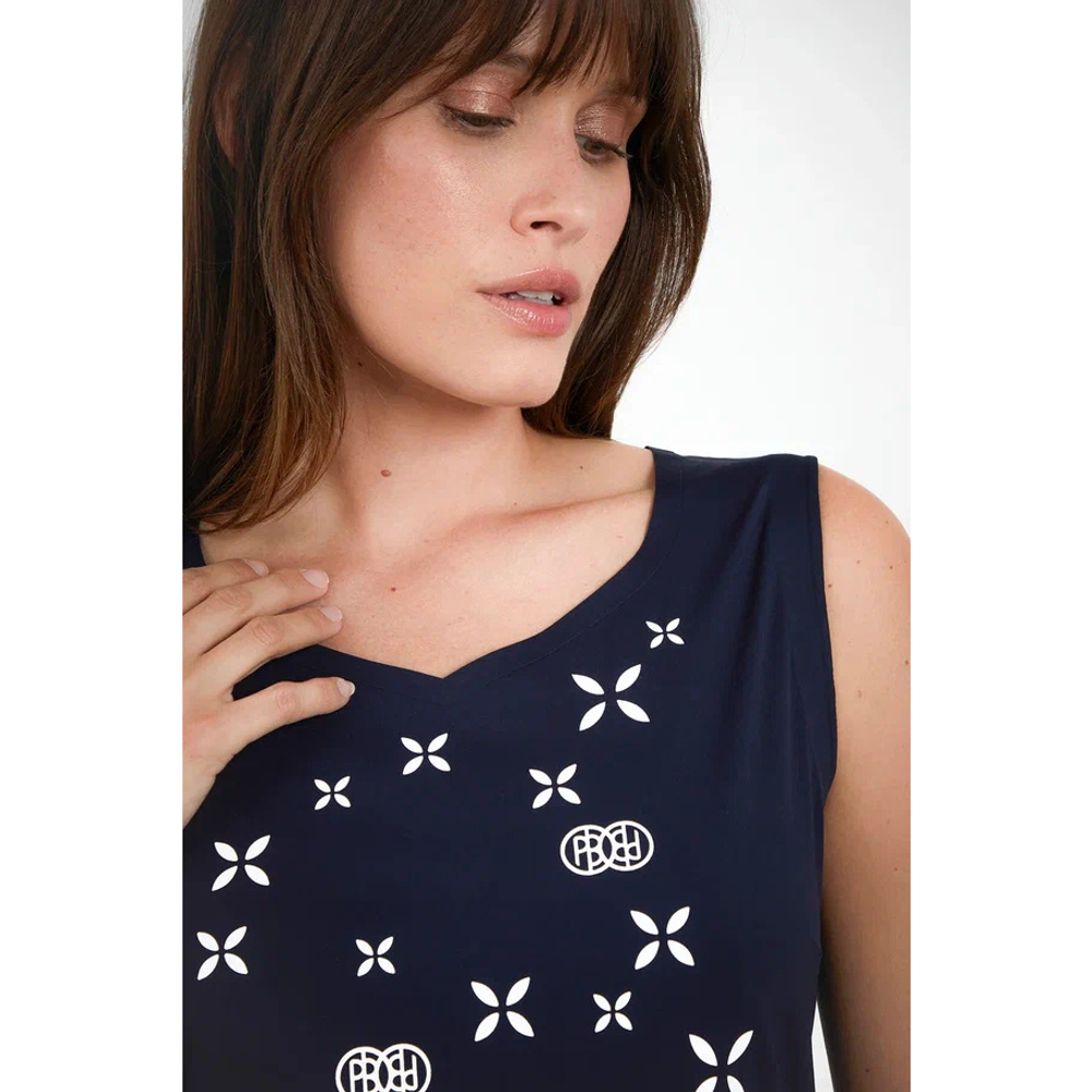 Одежда для тенниса Женская, Майка POIVRE BLANC SLEEVELESS .