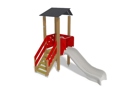 Горка с башенкой