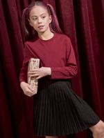 Лонгслив базовый "Бордо" 7+