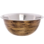 Салатник из нержавеющей стали 1л 18*7,5см цвет Антик