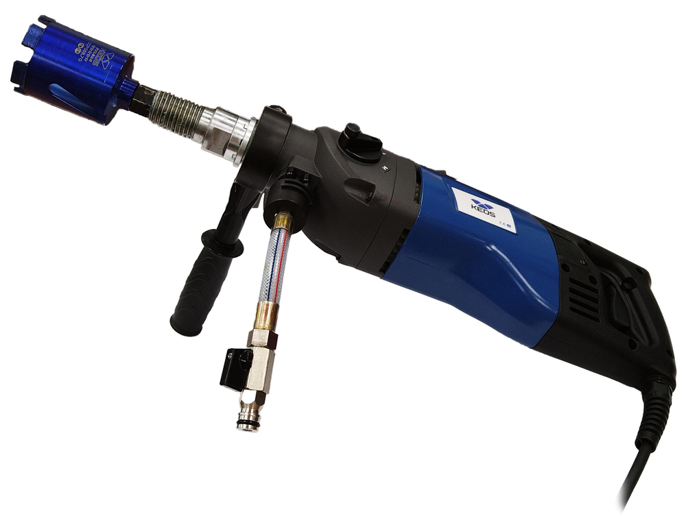 Дрель с микроударом для алмазного бурения KEOS KS-180 PULSAR ручная