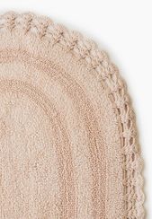 OLIVIA (пудра) Набор ков. для ванной комнаты 60х100 и 50х50см