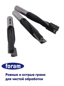 Фреза для врезки замков, FORAM, 16 х 130 мм, хвостовик 12 мм