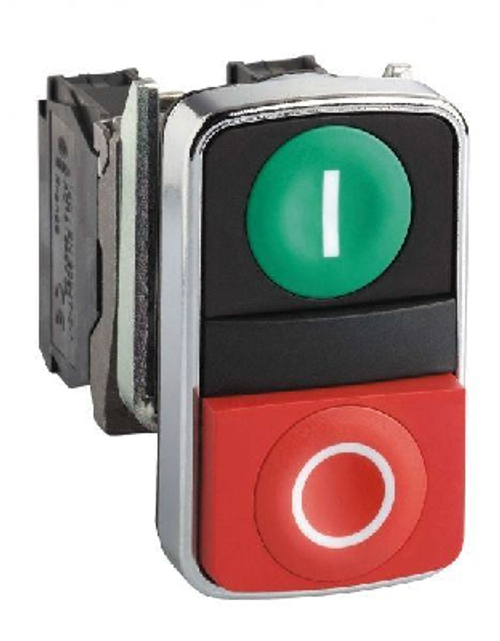 Двойная кнопка Schneider Electric XB4BL73415