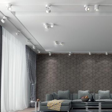 358778 PORT NT21 282 белый Светильник трековый однофазный трехжильный IP20 LED 15W 4000K 1300Лм 100-265V GRODA