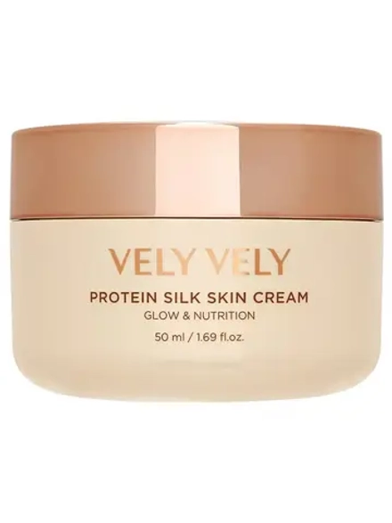 Vely Vely Крем с молочными протеинами и шелком Protein Silk Skin Cream 50 мл