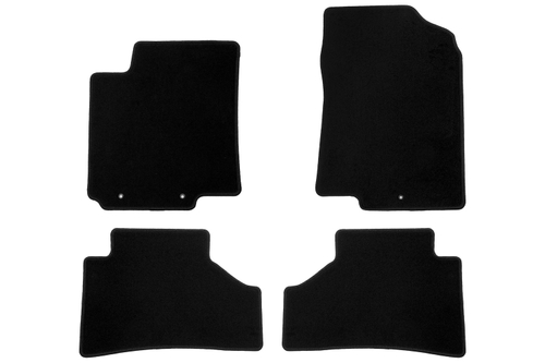 Коврики в салон KIA Rio 2011-2015, 2015-2017, хэтчбек, седан, 4 шт. (текстиль) Klever.KVR01253901200K