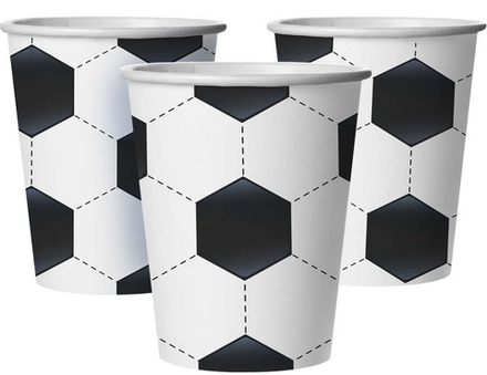 Стаканы бумажные «Футбольный мяч», 250 мл, 6 шт