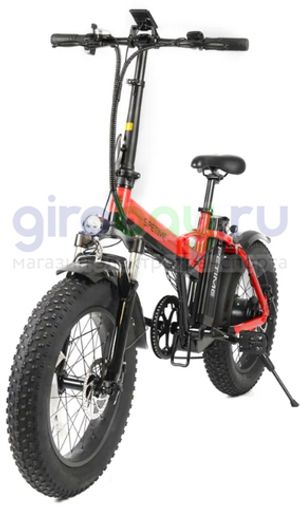 Электровелосипед Spetime F6 Pro 350W (Красно-черный) фото 2