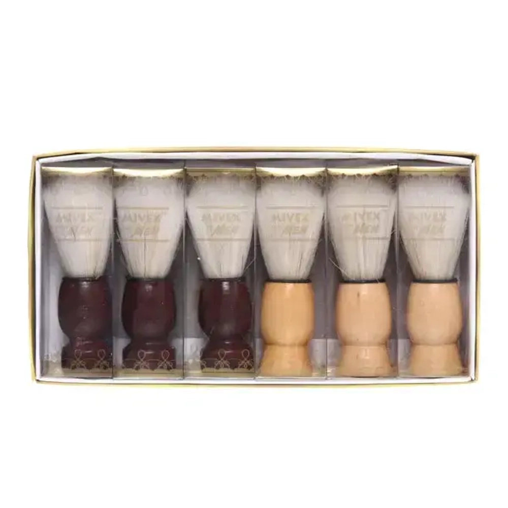 Помазок для бритья в пластиковой коробке «Томас», классический, цвет микс, 8см