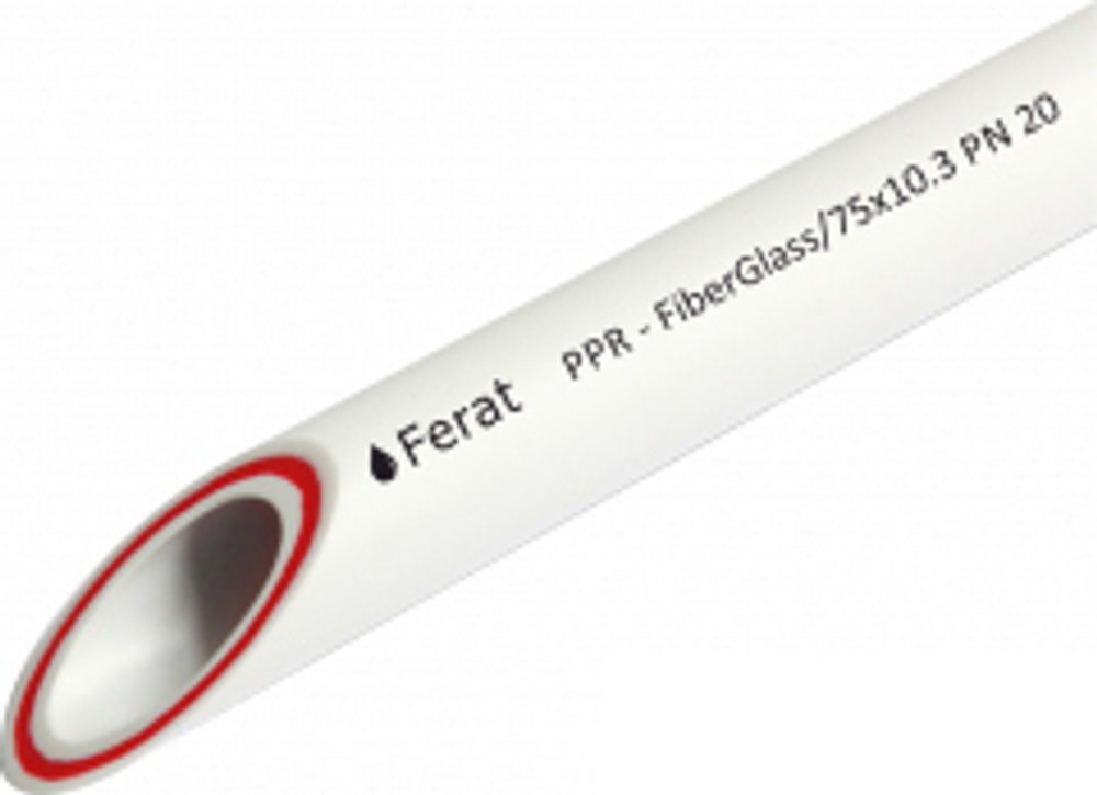 Труба AQUALINK PPR FIBER 63*10,5 PN25 4 метра 03455