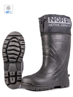 Сапоги зимние мужские Norfin AIRBOOTS с манжетой антрацит -50С EVA р.44-45