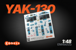 Yak-130 cockpit set for Zvezda 4821 1/48 (3D decal)