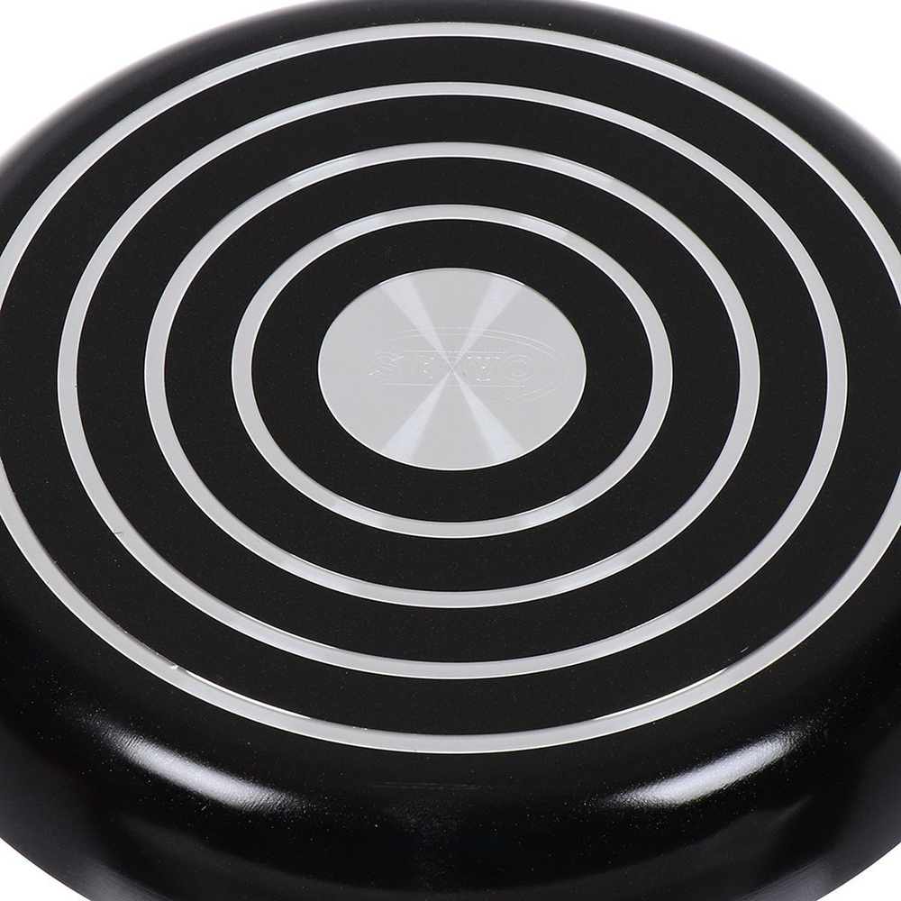 Сковорода алюминий, 28 см, антипригарное покрытие, Scovo, Black Diamond, PP-006, + Сковорода в подарок