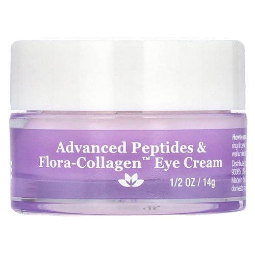 DERMA E, Advanced Peptides & Flora, крем для области вокруг глаз с коллагеном, 14 г (1/2 унции)