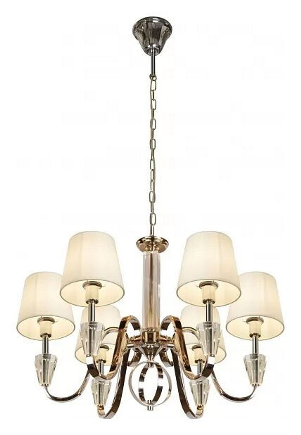 Подвесная люстра iLamp Alesti P2424-6 Nickel