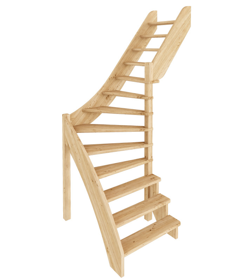 Лестница на второй этаж ЛС-92м/3 Правая