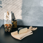 Доска разделочная из древесины сибирского кедра "Рожки". RD90