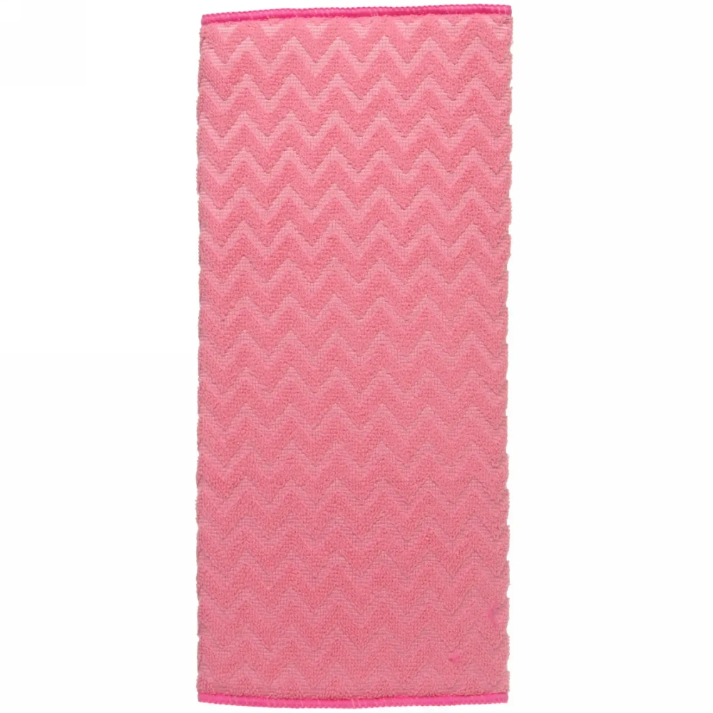Коврик для сушки посуды 38*50см «Волна» розовый