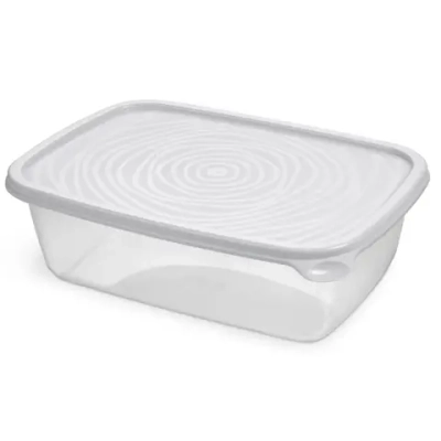 Контейнер прямоугольный Романо 1,6л Светло-серый С852СЕР