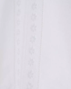 ZARA HOME ШТОРА ИЗ ХЛОПКА И ЛЬНА С ВЫШИВКОЙ, БЕЛЫЙ