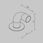 Ландшафтный светодиодный светильник Maytoni Sleek O477FL-L2GF3K1