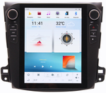 Магнитола для Mitsubishi Outlander 2/XL (CW), Peugeot 4007, Citroen C-Crosser (Rockford) - Carmedia ZF-1106-Q6 вертикальный экран 10.4" в стиле "Тесла" на Android 11, Snapdragon, 8/128Гб, CarPlay, 4G SIM-слот