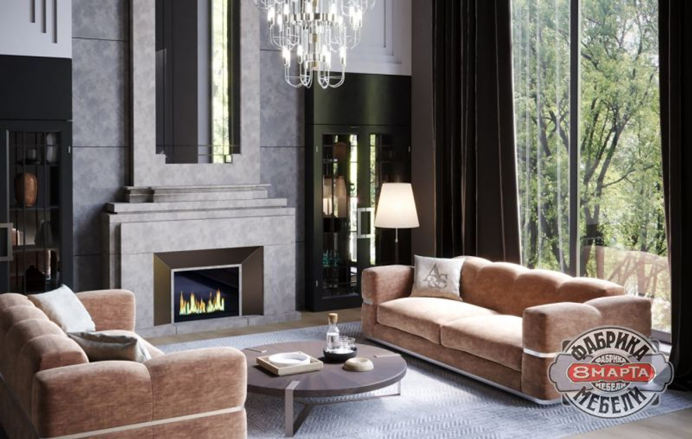 прямой диван Хилтон