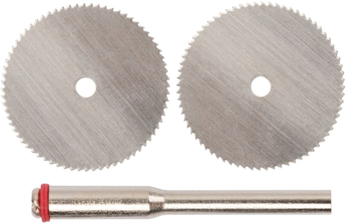 Режущий диск для дерева 25мм, набор 10 шт дисков + 2шт держателя