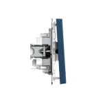 ARTGALLERY 1-клавишный ВЫКЛЮЧАТЕЛЬ с подсветкой, 10АХ, механизм, быстрозажим. клем., АКВАМАРИН