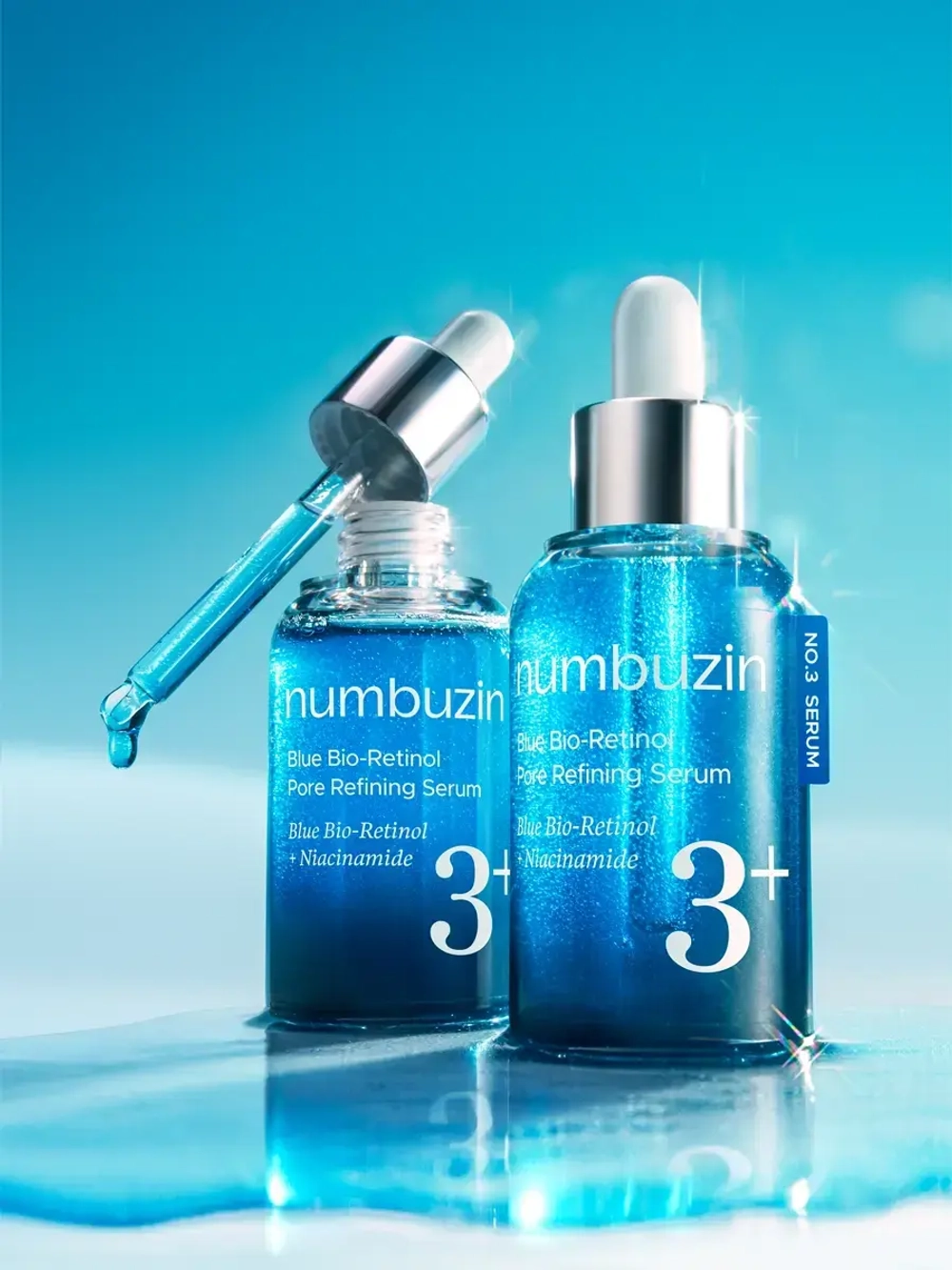 Numbuzin Сыворотка с ретинолом для сужения пор No.3 Blue Bio-Retinol Pore Refining Serum 30 мл