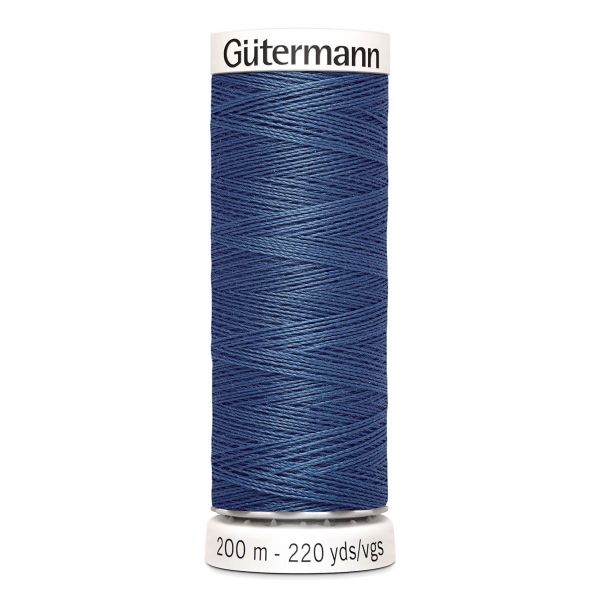Нитки универсальные Gutermann Sew-all 100 (200 метров), 5 кат. | 435 зелено-синий