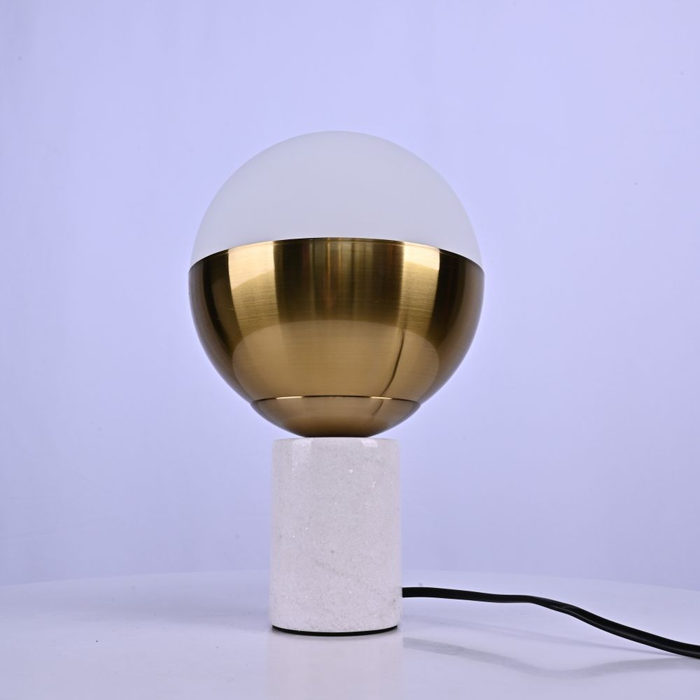 Настольная лампа Geneva Globe Marble