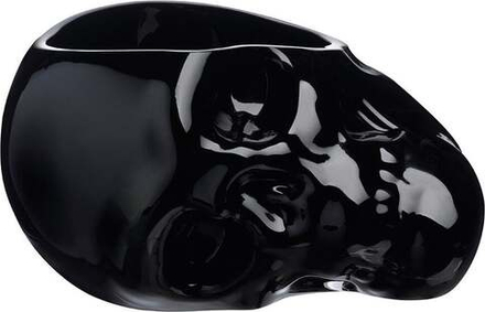 Салатник Nude Memento Mori, хрусталь, 13 см, чёрный