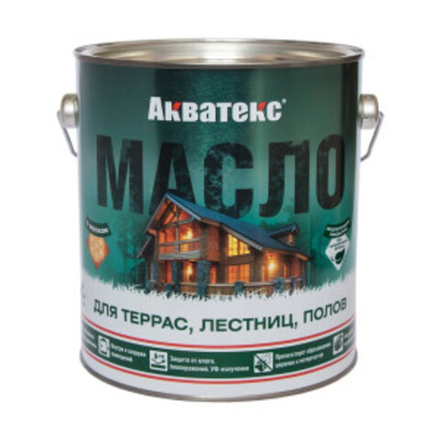 "Акватекс" масло д/терасс, лестниц, полов ОРЕХ 2,5л.