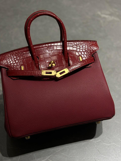 Сумка Hermes из кожи крокодила 25 см
