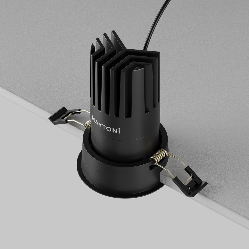 Светильник встраиваемый светодиодный Maytoni   DL118-15W-4K-B