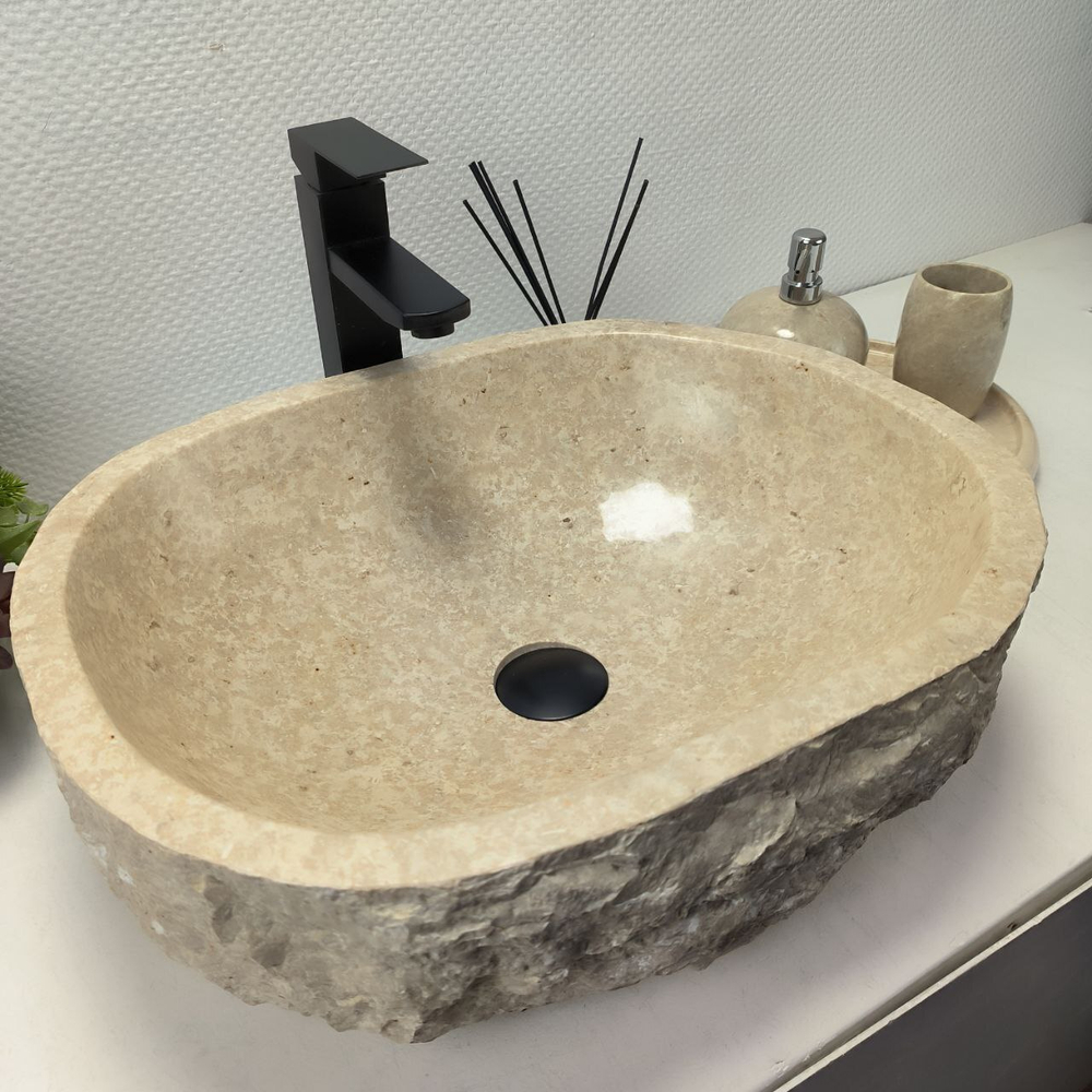 Раковина из мрамора Erozy Cream EM-62686 50*40*16 122