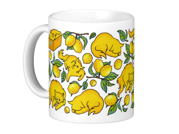 Кружка "Лимонные коты"