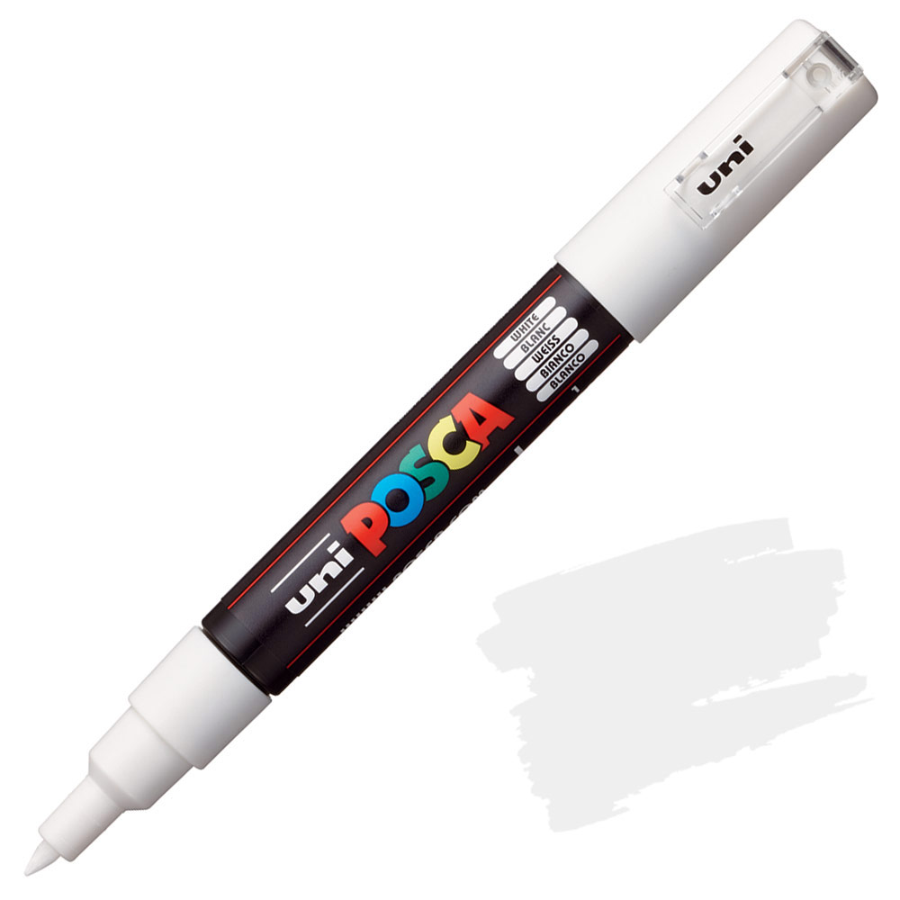 Маркер UNI POSCA PC-1M, 0.7 мм. White