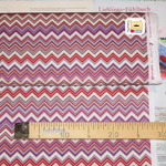 Ткань для пэчворка 20798 (фиолетовый шеврон) 45х55см
