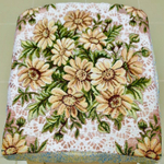 Чехол гобеленовый для табурета "ДВ.", дизайн: 73, размер 32*32см, Россия.