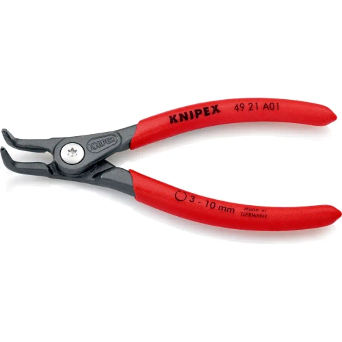 Прецизионные щипцы для стопорных колец черненая 130 мм Knipex 49 21 A01 SB
