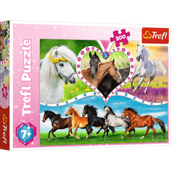 Puzzle "200" - Beautiful horses