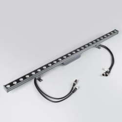 Светодиодный прожектор AR-LINE-1000M-24W-24V RGB (Grey, 30 deg, DMX512) (Arlight, Закрытый) 023624