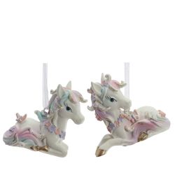 GAEM Фигурка декоративная подвесная "Лошадка", L7 W2,5 H6 см, 2в.