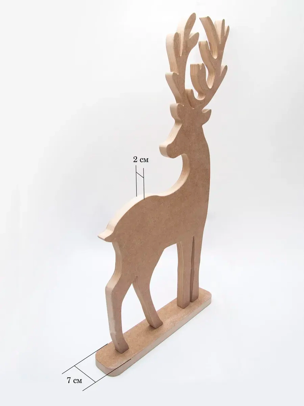 Новогодний декор олень 73*39 см
