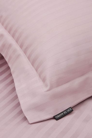 Моне (лиловый) страйп сатин Евро 4н